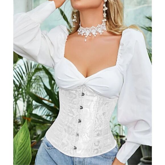 Floral under busy corset - white - XL - 11 in Length - 2
34 waist - Picture 1 of 4